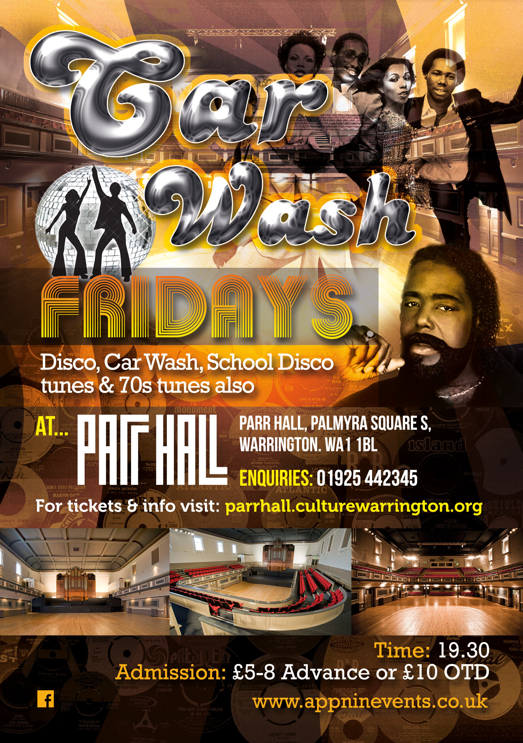 Car Wash FRIDAYS Return to the Parr Hall Soul Nights Soul Source